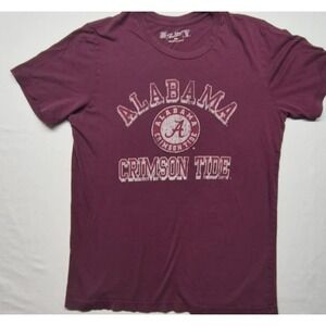 Alabama Crimson Tide women's maroon logo graphic game day t-shirt sz. M